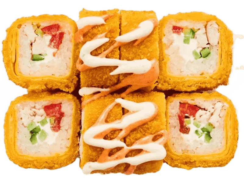 Ролл тортилья с курицей темпура