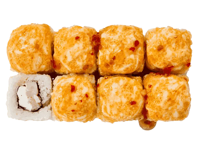 Запеченный с креветкой