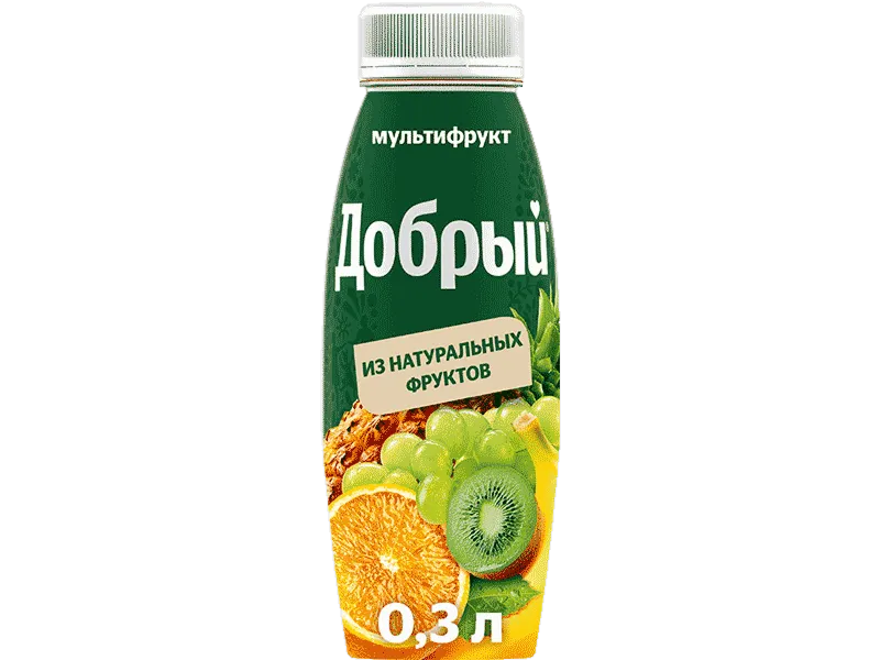 Сок ДОБРЫЙ Мультифрут 0,3 