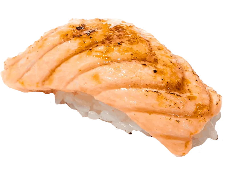 Суши с опаленным лососем