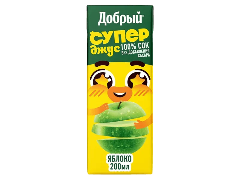 Сок ДОБРЫЙ  Супер джус Яблоко 0,2