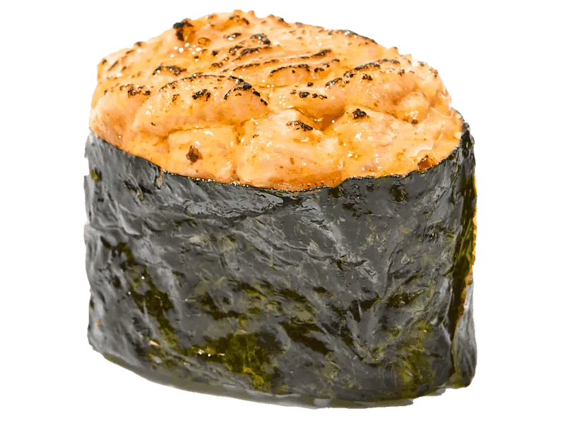 Опаленный гункан с угрем